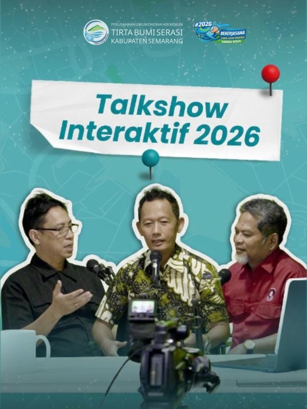 Dirut Perumda Tirta Bumi Serasi Tegaskan Komitmen Transparansi Layanan di Talkshow Interaktif
